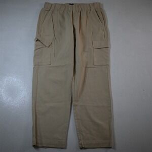 Gap L Khaki Pull On Tapered Cargo‎ Womens Pants